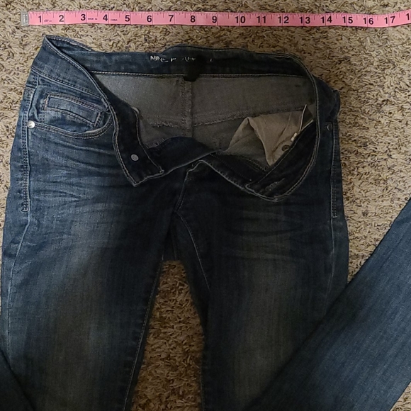 Skinny blue washed out look jeans size 1 - Picture 4 of 12